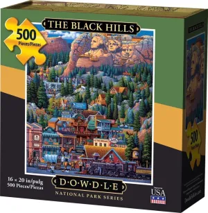 - 500 tollgate Piece Dowdle Jigsaw Puzzle - The Black Hills 