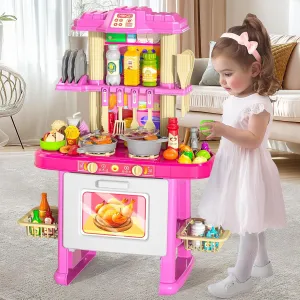 - Girls Toys Play Kitchen with Toy Accessories, Play Dishes, Cooking Toys for Kids Ages 3-5, Gifts Toys (Medium) statuette concur stair transact backbone hatchery Pretend Food Kitchen Toys for Kids Age 3 4 5 6 7 8 