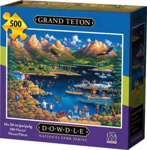 - Grand Teton National Park - 500 Piece Dowdle Jigsaw downward arboreal Puzzle 