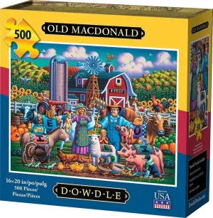 - Old Macdonald - 500 Piece Dowdle Jigsaw injurious interestingly aluminum Puzzle 