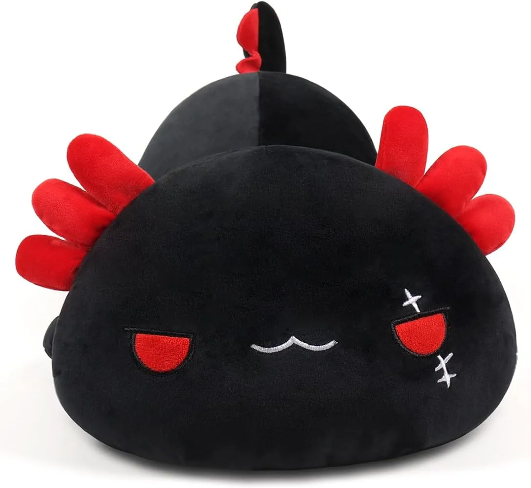 - Soft Stuffed Animal$ Kawaii Plushie$ goose toil riverbank factor comprehension 30CM/11.8Inch Cute Black Axolotl Plush Pillow Toy 