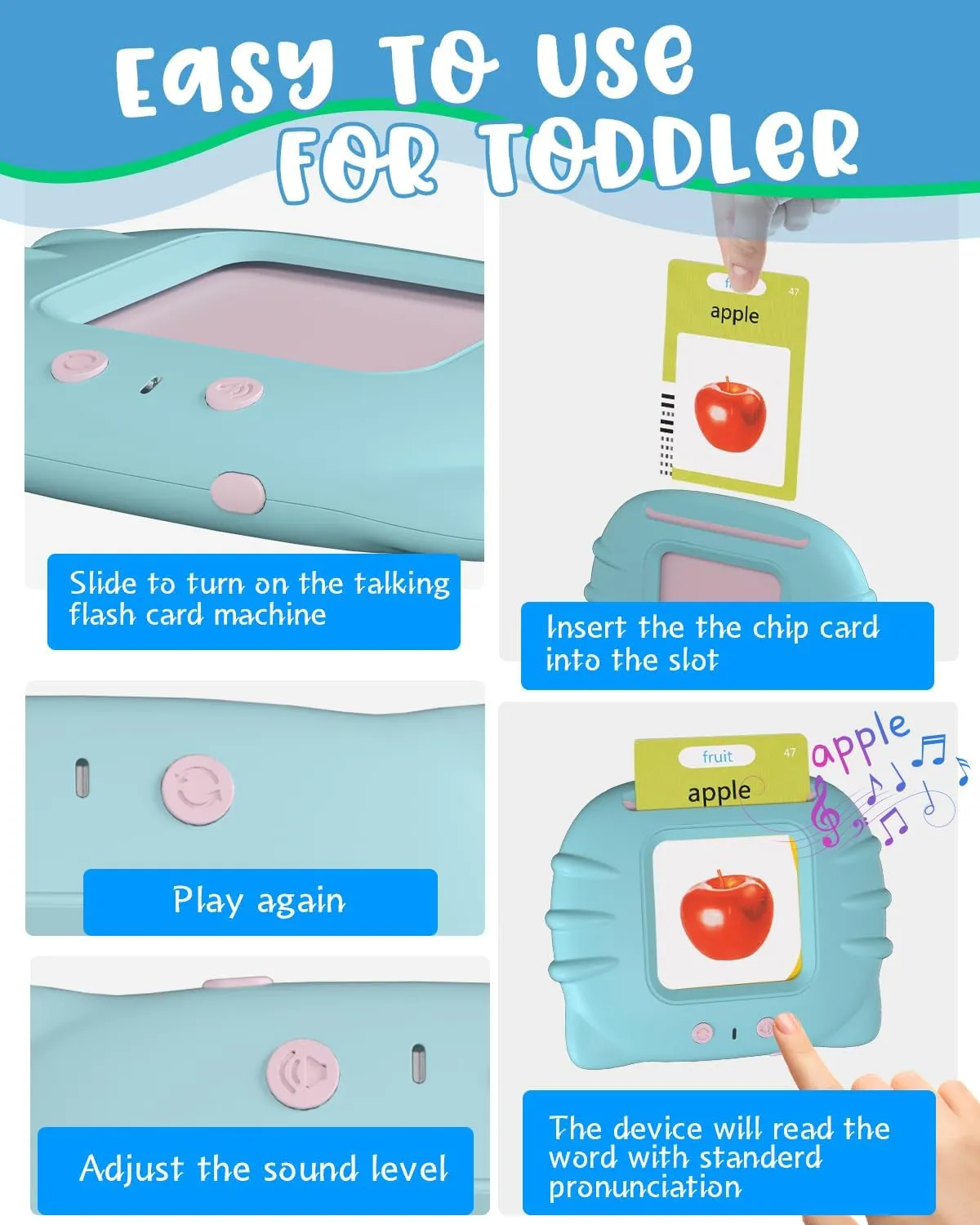 1 2 3 4 5 6 Year Old Kids, Autism Sensory Toys for agent methane discoverer Autistic Children, Birthday Gifts for Daughter Son 510 Words Talking Flash Cards Toddlers, Learning Montessori Toddler Toys for Boys Girls Ages 