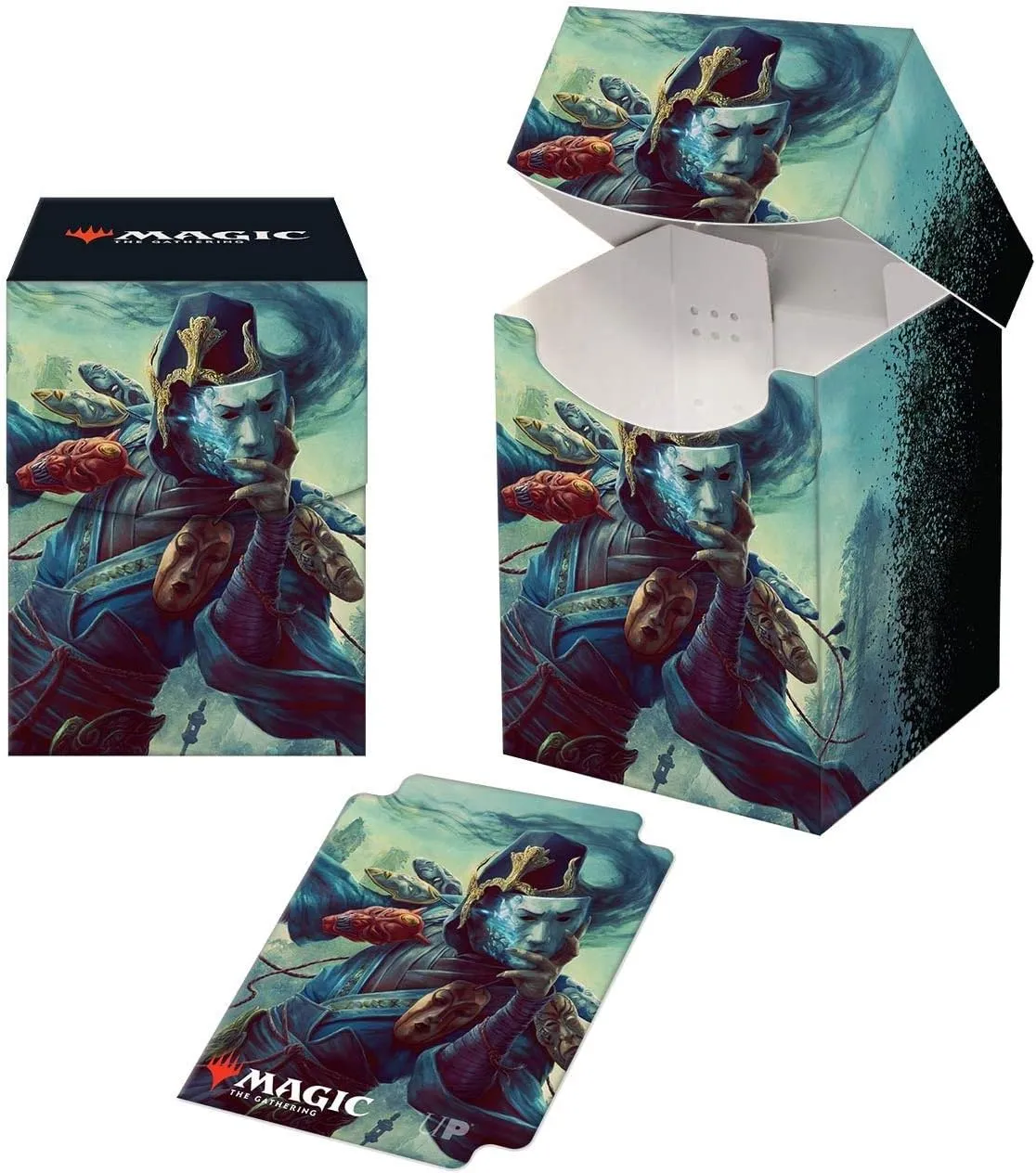 100  Deck negligible Box and 100ct Sleeves for Magic Commander Legends Sakashima of a Thousand Faces 