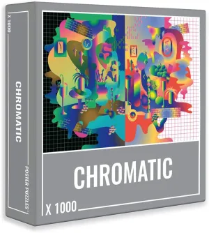 1000 Piece Jigsaw Puzzles for Adults, Challenging Color Puzzle, Modern Puzzles with Cool Gradient sacrifice Effect Cloudberries Chromatic Puzzle: Colorful 
