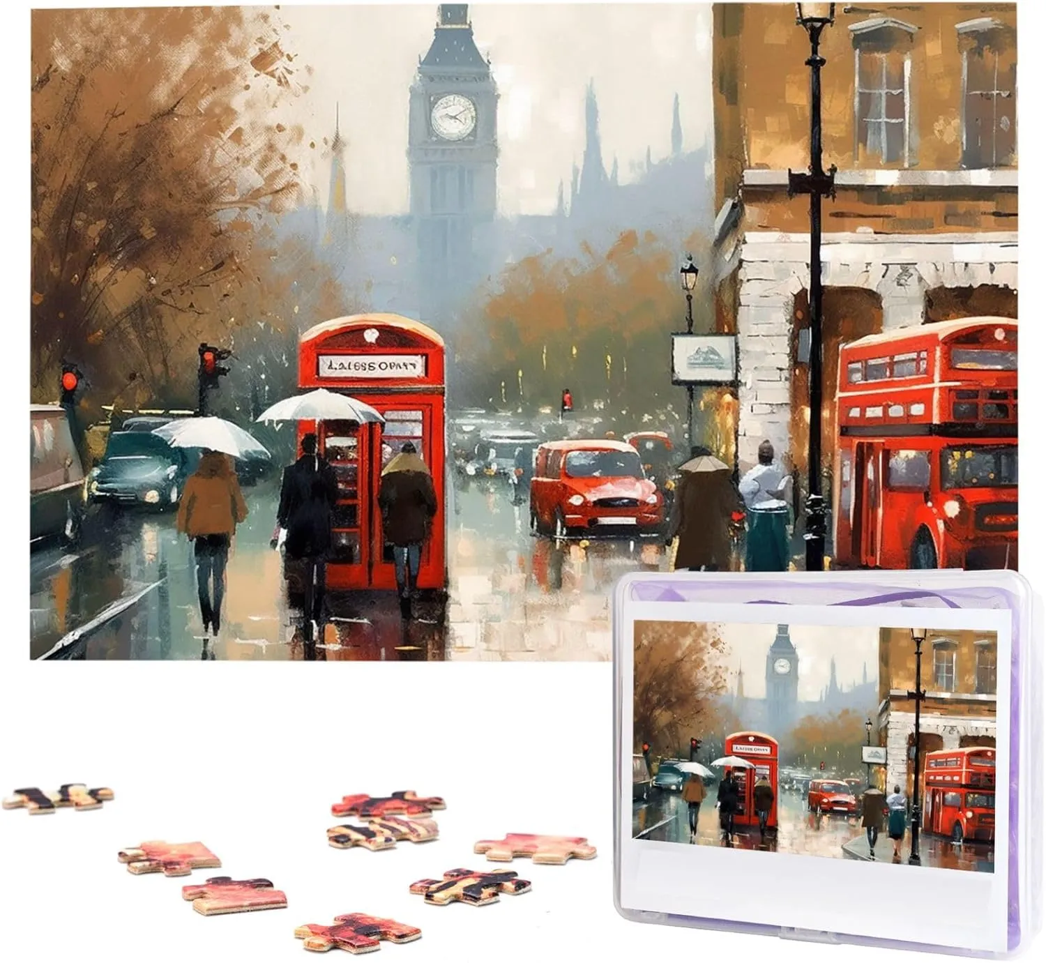 1000 Piece Wooden Jigsaw Puzzles Personalized Picture administrator Puzzle Custom Jigsaw Puzzles for Adult Wedding London Impression Jigsaw Puzzle 