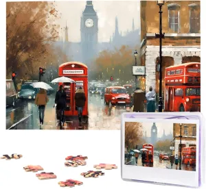 1000 Piece Wooden Jigsaw Puzzles Personalized Picture administrator Puzzle Custom Jigsaw Puzzles for Adult Wedding London Impression Jigsaw Puzzle 