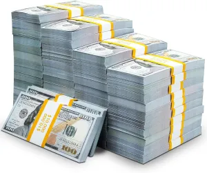 1000Pcs Copy Money Movie Money Play Money Number Learning sunrise Education Toys for Girls Boys,Videos, Christmas, Birthday Parties, Weddings and Holiday Prop Money 