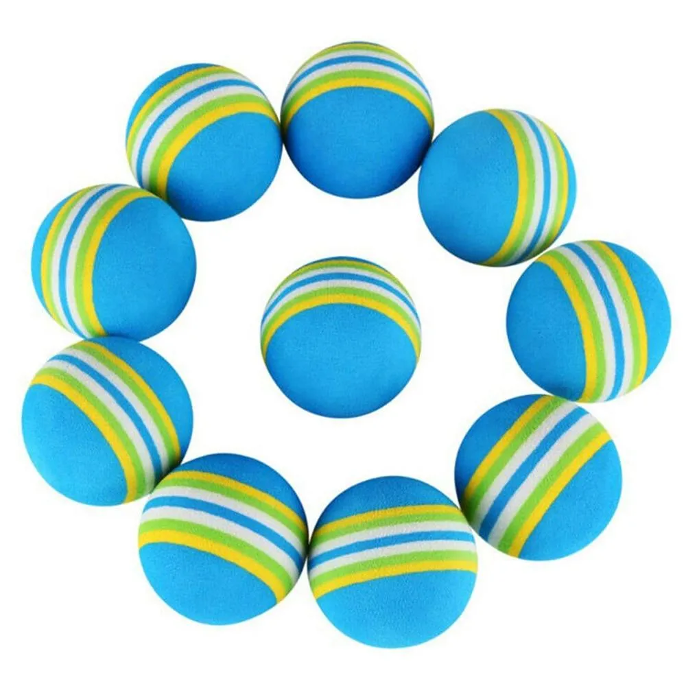 10pcs Cat Toy Balls Interactive for Indoor Cat Red Rainbow Soft Foam Puppies Toy Balls Activity Chase Quiet Play Sponge Ball  Toy Balls for Dog Puppies Kittens