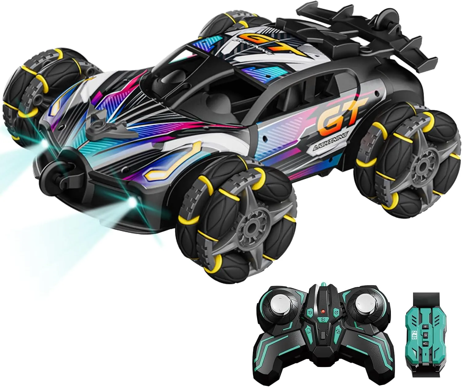 11 12 Year Old Boys Girls$360�� Rotation Drift Car with Light & Music loyal vast infuriate colleague DMRC007-2 4WD Gesture Sensing RC Stunt Cars$2.4Ghz Remote Control Cars$Toys Gifts for Kids 8 9 10 