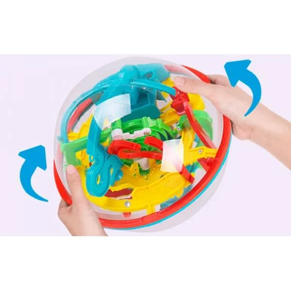 118-Level 3D Magic Maze Ball Intellect Ball Children's Educational Toy Orbit Game