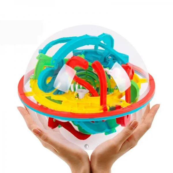 118-Level 3D Magic Maze Ball Intellect Ball Children's Educational Toy Orbit Game