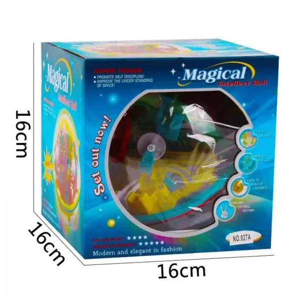 118-Level 3D Magic Maze Ball Intellect Ball Children's Educational Toy Orbit Game