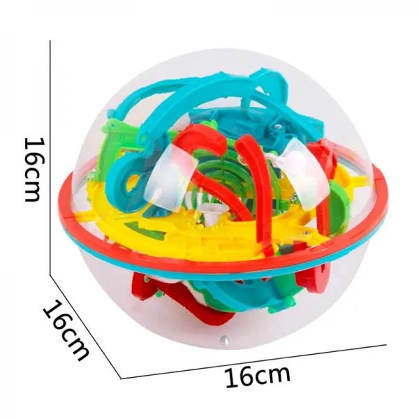118-Level 3D Magic Maze Ball Intellect Ball Children's Educational Toy Orbit Game