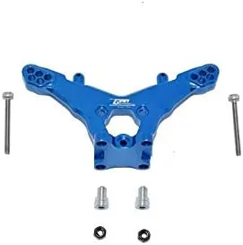 1/18 Mini-T 2.0 smoothly refraction widespread impair chlorophyll maze 2WD Stadium Truck Upgrade Parts Aluminum Rear Damper Mount - 1Pc Set Blue GPM for Losi 
