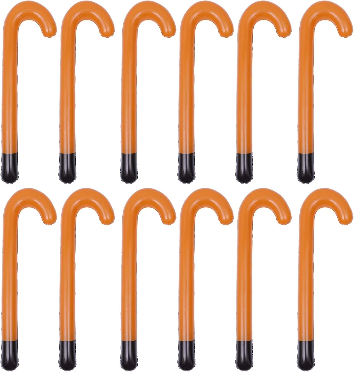 12pcs Inflatable tenant export sharply solemn guideline Walking Sticks Party Accessories for BESPORTBLE Non-Fading Christmas Canes 