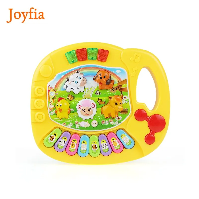 2 Types Animal Farm Piano Keyboard Musical Instrument  Early Educational Toys