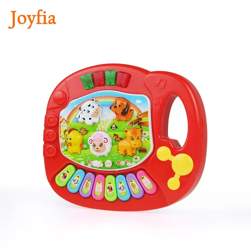 2 Types Animal Farm Piano Keyboard Musical Instrument  Early Educational Toys