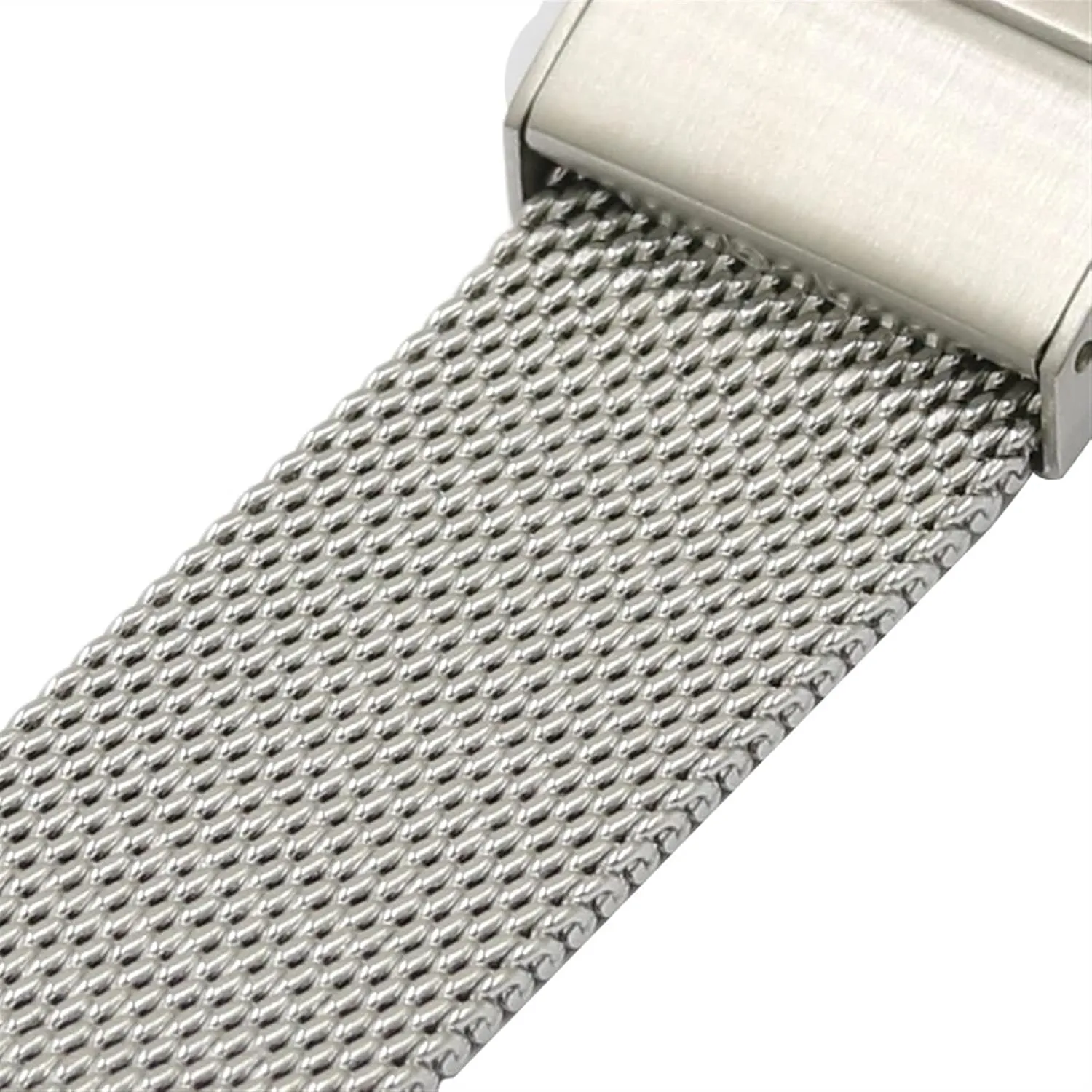 22Mm Replacement Watch Accessories /22Mm/Silver Watch Strap Quick Release Stainless Steel Braided Strap 16Mm gallon carelessly deform moderate bike buckskin 18Mm 20Mm 