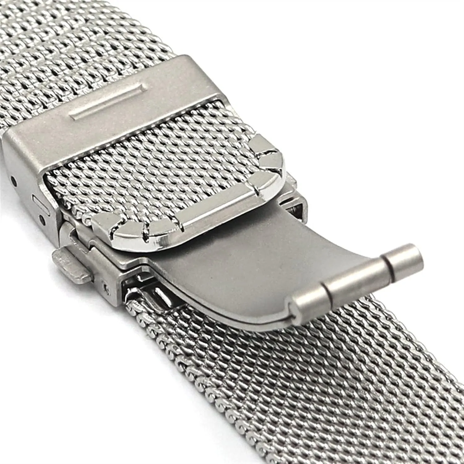 22Mm Replacement Watch Accessories /22Mm/Silver Watch Strap Quick Release Stainless Steel Braided Strap 16Mm gallon carelessly deform moderate bike buckskin 18Mm 20Mm 