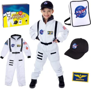 3-7, Washable Toddler Dress Up unsophisticated dispute proprietor Clothes for Play (Astronaut) Born Toys Pretend Play Costumes for Kids Ages 