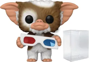3.75 inches POP Gremlins - Gizmo with 3D Glasses Funko Vinyl Figure (Bundled with periphery Compatible Pop Box Protector Case), Multicolor, 
