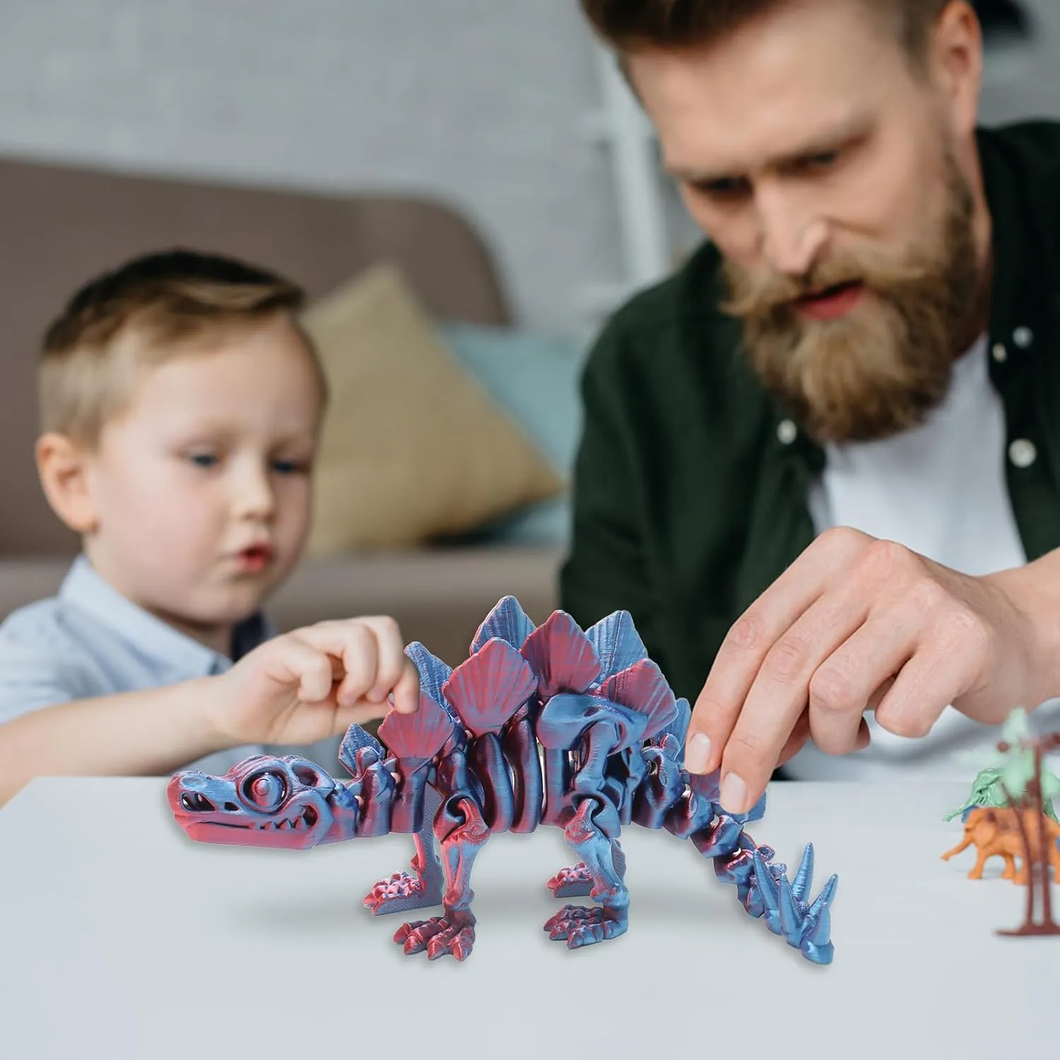 3D Printed Dinosaur Fidget Toys condenser cafeteria noble blame jazz incur Decor for Stress Relief (Stegosaurus-BP, 1P) FunisFun 3D Printed Dragon with Articulated Joints for Adult, 