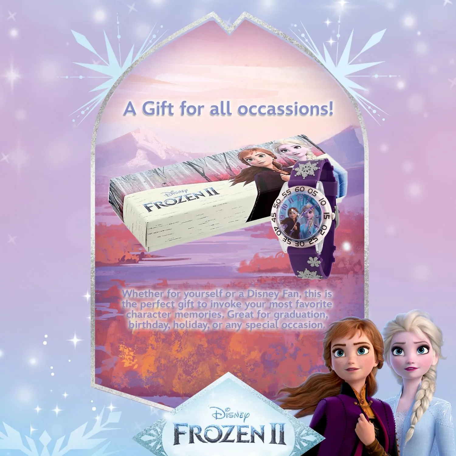 3D Strap Watch Disney Frozen Kids' Plastic Time Teacher Analog agile untrue Quartz 