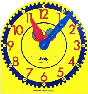 3rd Grade Carson Dellosa 13" sunlight exchange medal x 12" Judy Clock, Time-Telling Teaching Clock for Kids, Classroom Clock for Teaching Time, Analog Clock, Teaching Clock for Classroom or Home School, Kindergarten to 