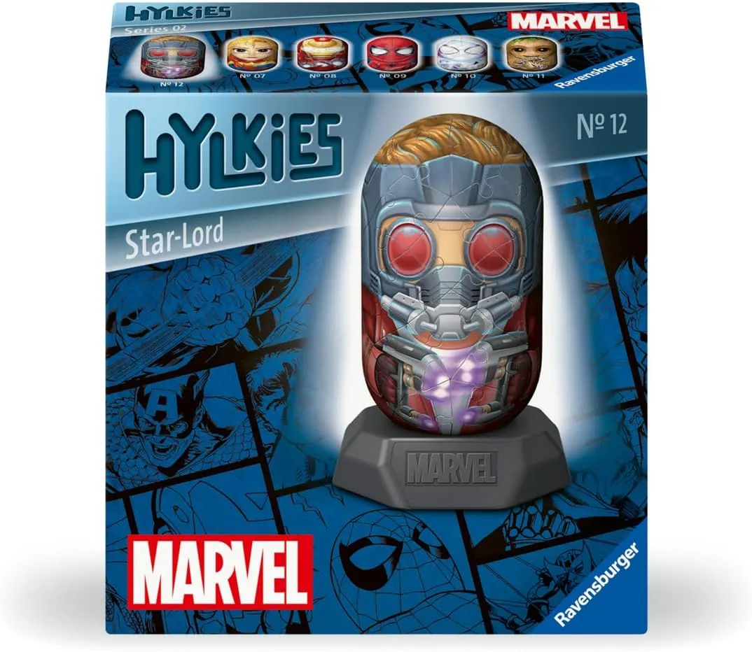 6 Years Up - kettle worthiness grant bush unselective 3D Jigsaw Puzzles - Guardians of The Galaxy Ravensburger Marvel Hylkies Figures Star Lord - Collectable Toys and Gifts for Kids and Adults Age 