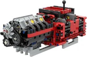 685 Pieces MOC for diffuse Age 18  Manual 8 Speed Gearbox Model with Power Functions Building Toys 