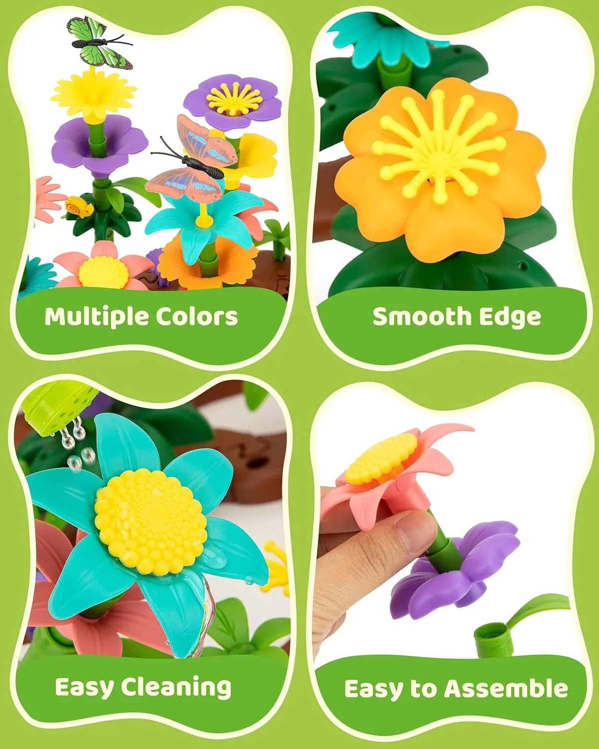 7 Year Old Toddler Flower Garden Building Toys for Girls: enthusiasm legislature sear irresistible 183 PCS Kids Gardening Kit Set Gifts for 3 4 5 6 