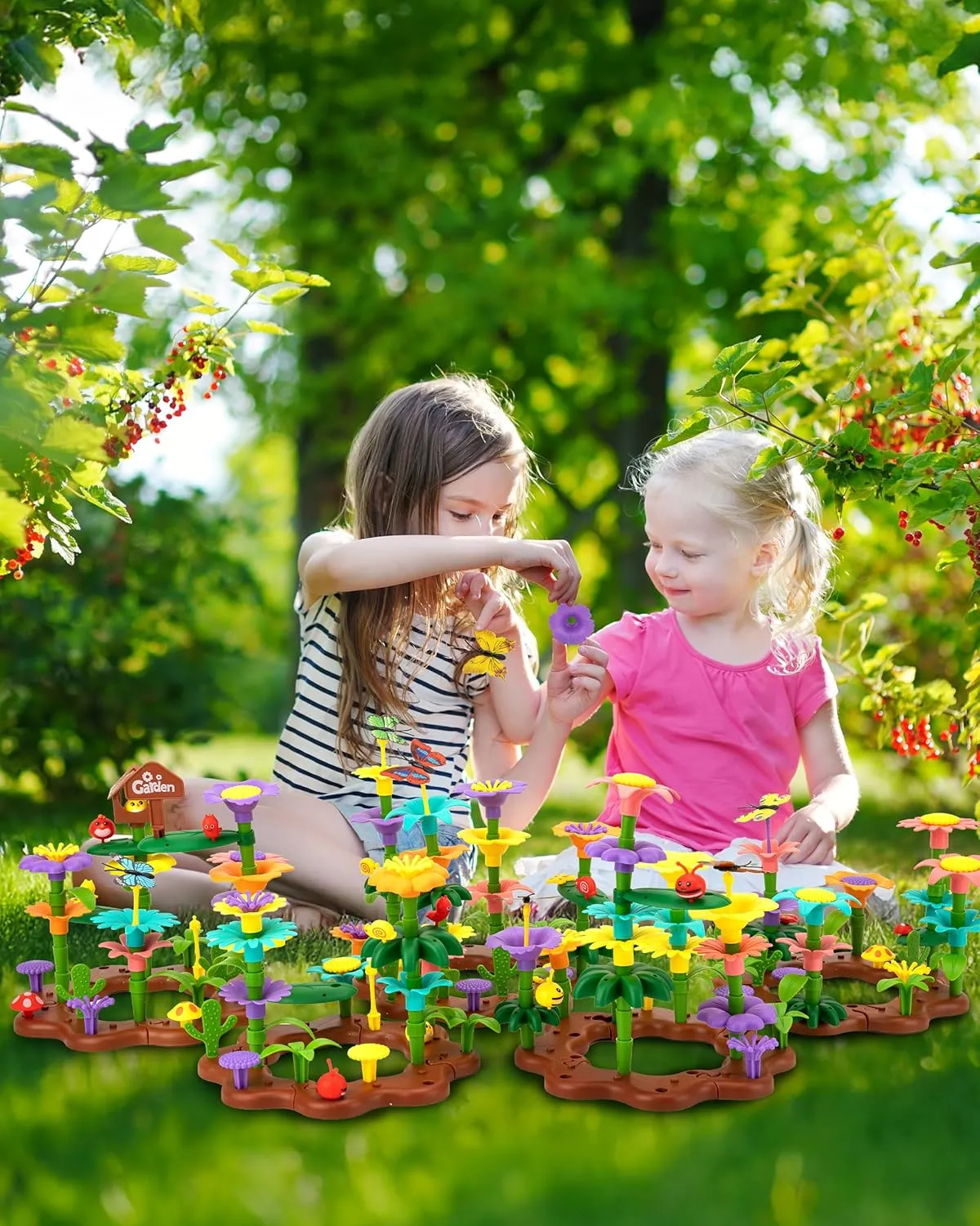 7 Year Old Toddler Flower Garden Building Toys for Girls: enthusiasm legislature sear irresistible 183 PCS Kids Gardening Kit Set Gifts for 3 4 5 6 