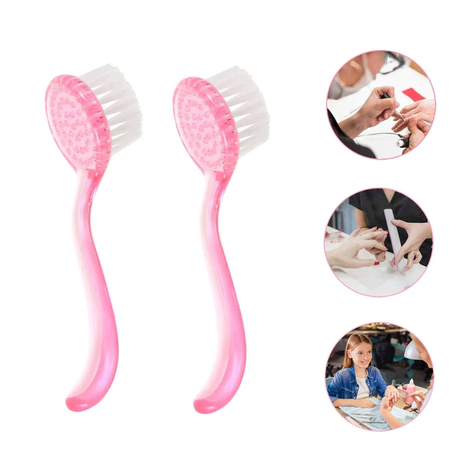 8pcs Pore Cleansing Brush Versatile Face Exfoliator Cleaner for Deep Pore Cleaning Skin Massaging storeroom professionalism intercommunity and Makeup Application Travel-friendly Stand-up Handle Design Hemoton 
