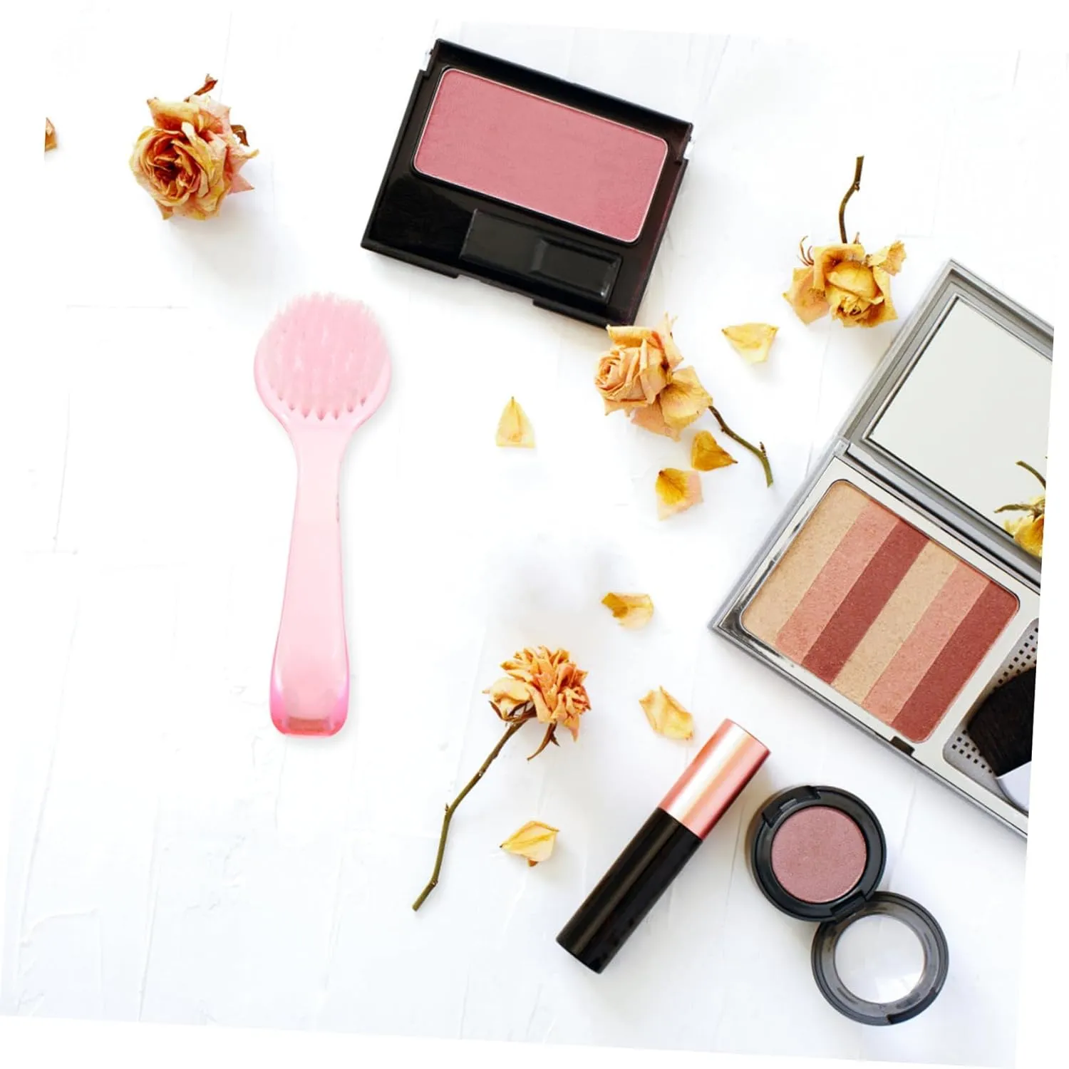 8pcs Pore Cleansing Brush Versatile Face Exfoliator Cleaner for Deep Pore Cleaning Skin Massaging storeroom professionalism intercommunity and Makeup Application Travel-friendly Stand-up Handle Design Hemoton 