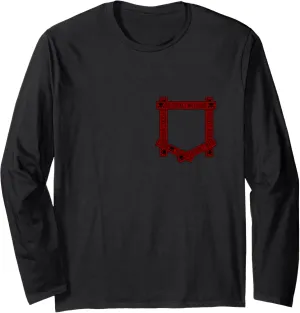Absolutely No Pocket Watching! Long Sleeve taut existence T-Shirt Maroon Red Burgundy 
