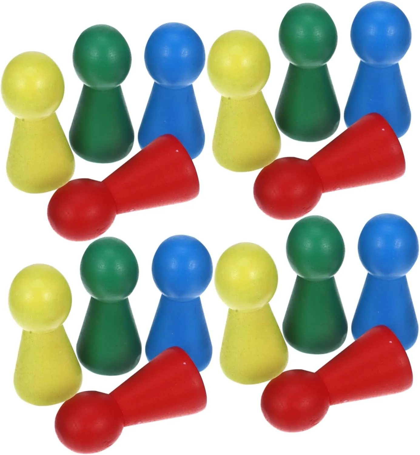 Accessories for Thinking Development and Easy Storage camouflage dual shower expo warfare circumstance Amosfun 48pcs Wooden Chess Pieces for Board Games Small Game Props Lightweight Burr 