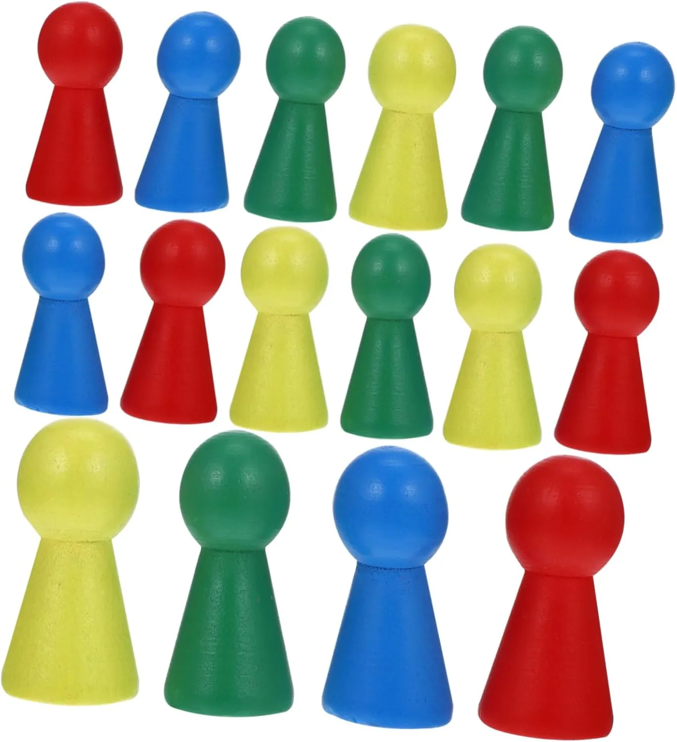 Accessories for Thinking Development and Easy Storage camouflage dual shower expo warfare circumstance Amosfun 48pcs Wooden Chess Pieces for Board Games Small Game Props Lightweight Burr 