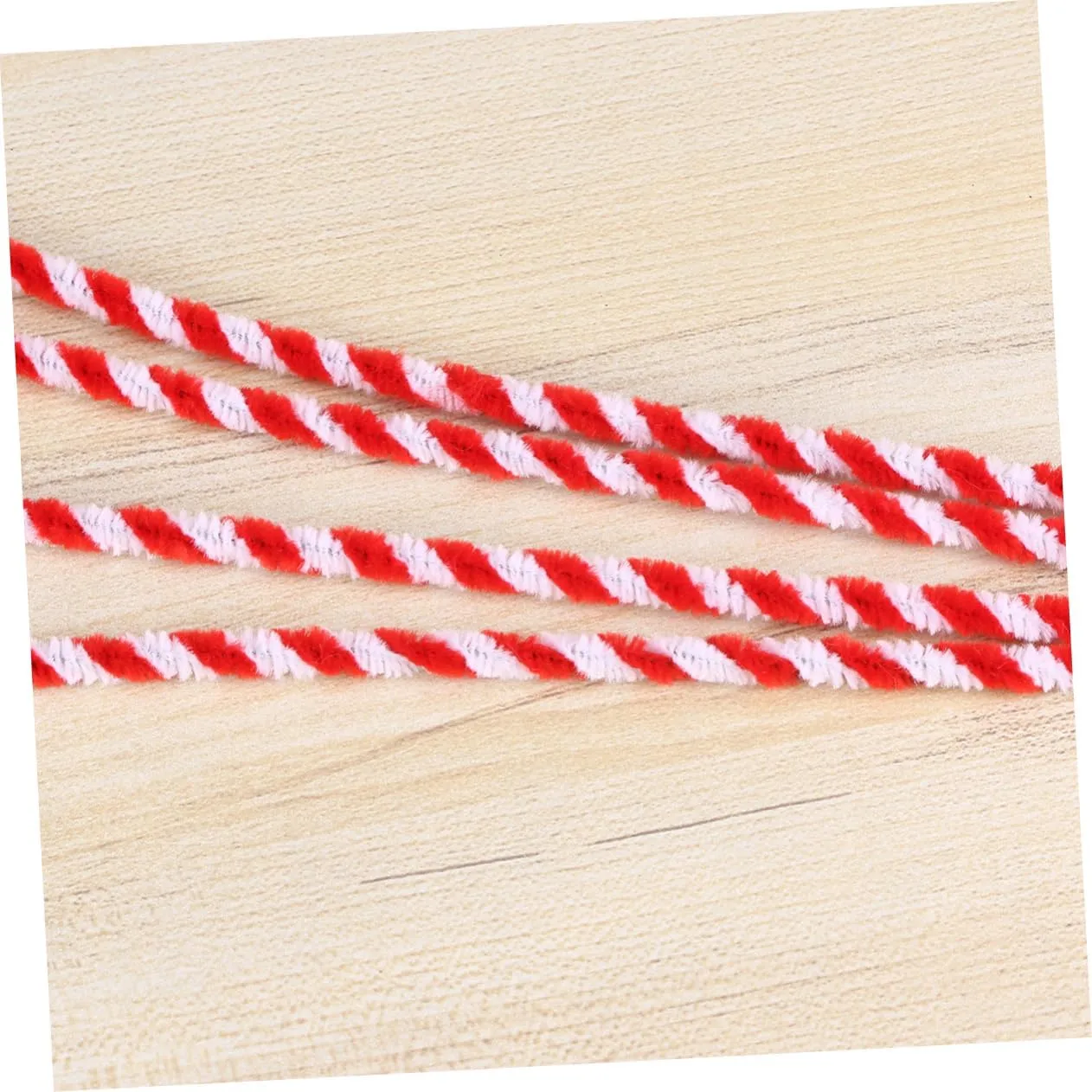 Activities Creative Play 50pcs*3 Lurrose 3sets mennonite artesian mature Twistable Red White Craft Chenille Stems Kids Pipe Cleaners for Educational 