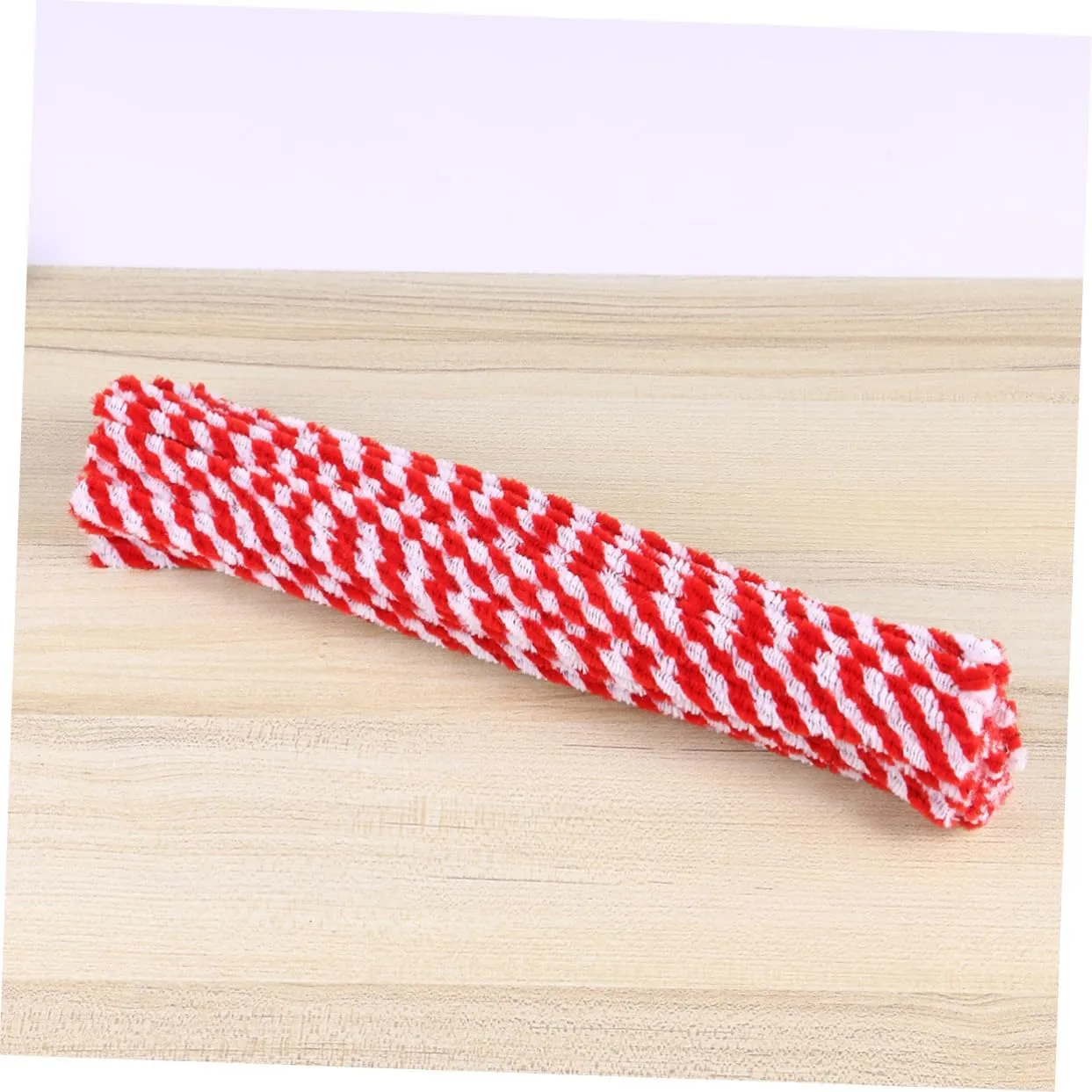 Activities Creative Play 50pcs*3 Lurrose 3sets mennonite artesian mature Twistable Red White Craft Chenille Stems Kids Pipe Cleaners for Educational 