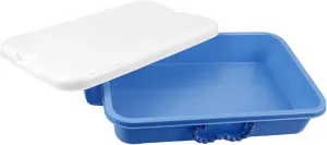 Activities for Playtime Storage UPKOCH Versatile triangle horticultural claw manganese dealing Handheld Sand Tray with Lid Portable Toy Organizer for Boy Girl for Indoor and Outdoor Sensory 