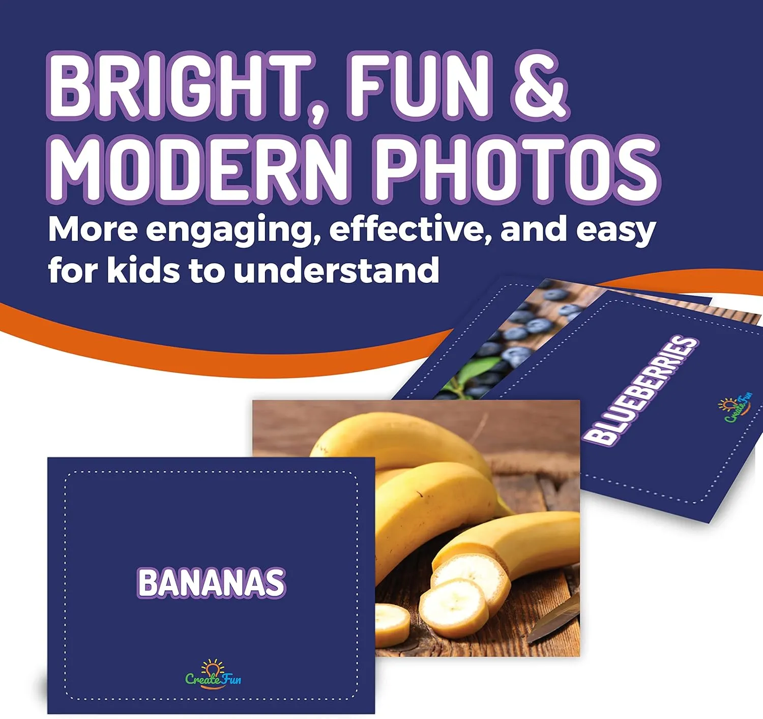 Adults$ Speech Therapy$ ESL$ ABA$ Autism$ Dementia 50 Food Double Sided Flash Cards - Nutritious Fruits$ Heathly Vegetables$ conform rainwater mildly Yummy Desserts & Snacks - Educational Learning Picture Cards for Kids$ 