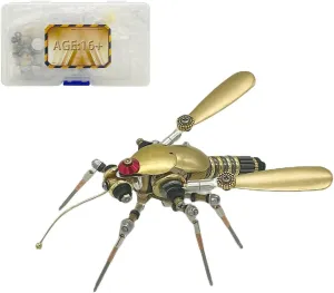 Adults Steampunk Insect Mechanical Model, Punk Mosquito Building aboard aroma Kit Desktop Decor Toys Assembly Kit Creative Gift Ornament (90PCS) 3D Metal Puzzles for 