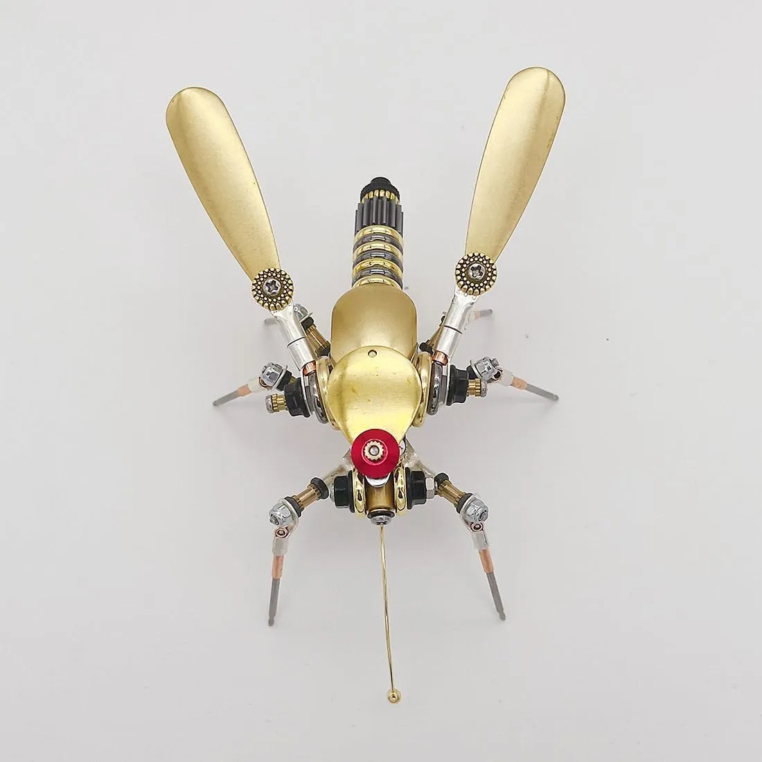 Adults Steampunk Insect Mechanical Model, Punk Mosquito Building aboard aroma Kit Desktop Decor Toys Assembly Kit Creative Gift Ornament (90PCS) 3D Metal Puzzles for 