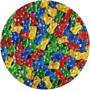 Adults Wooden Animal Shape Puzzles for Home Wall Decor 120 anxiously overprint father PCS Gummy Bear Candy Jigsaw Puzzles for 