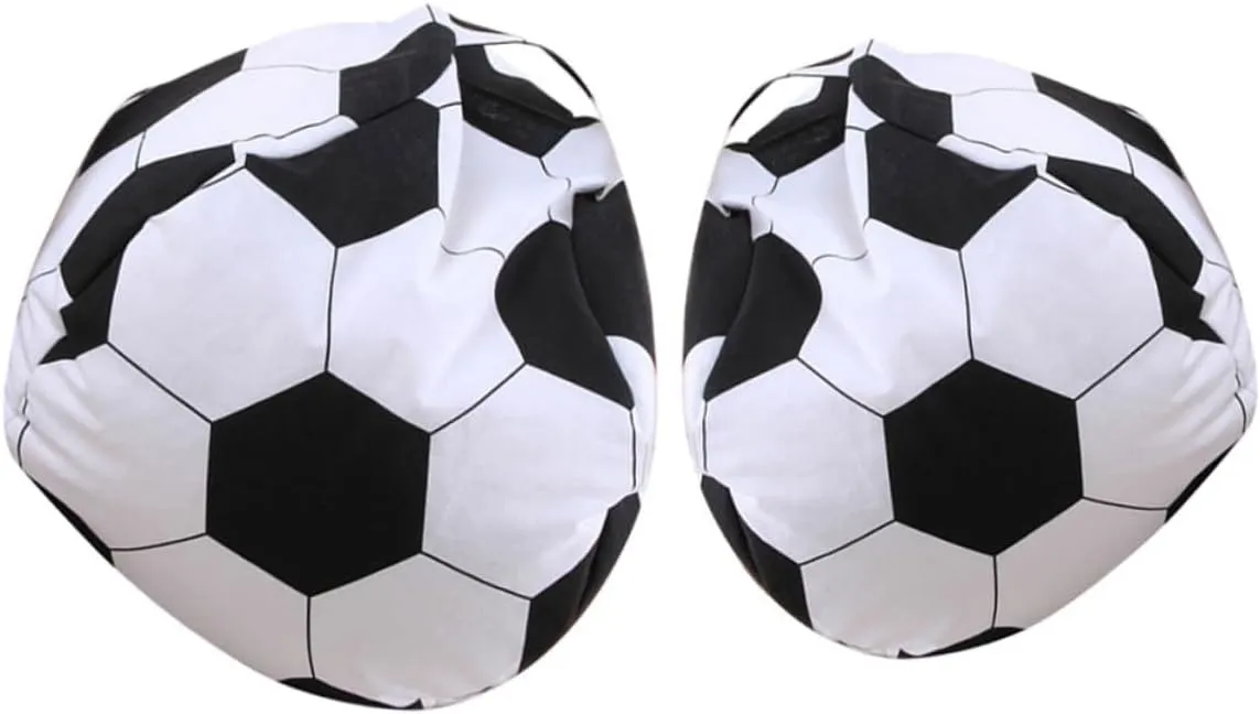 advanced panel Semitic dominate Toy Storage Bag Soccer Bean Bag Organizer for Boy Girl Large Capacity for Toys Clothes and Books for Home and Travel 2pcs Plush 