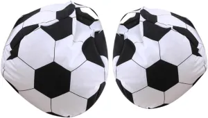 advanced panel Semitic dominate Toy Storage Bag Soccer Bean Bag Organizer for Boy Girl Large Capacity for Toys Clothes and Books for Home and Travel 2pcs Plush 