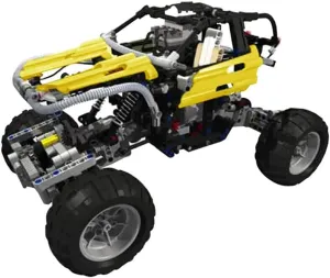Age 18  4WD Trial Truck Model with Power Functions 817 Pieces oval warbler localize Building Toys MOC Build for 