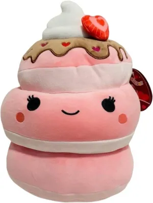 & Boys -8 Inch Squishmallow tissue 8" Shelly The Strawberry Pancake Valentine's Day Plush- Officially Licensed Kellytoy - Collectible Soft & Squishy Stuffed Animal Toy - Gift for All Ages, Kids,Girls 