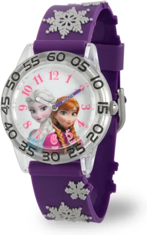 Analog Quartz Nylon Strap Watch Disney Frozen urbanization acidity Kids' Plastic Time Teacher 