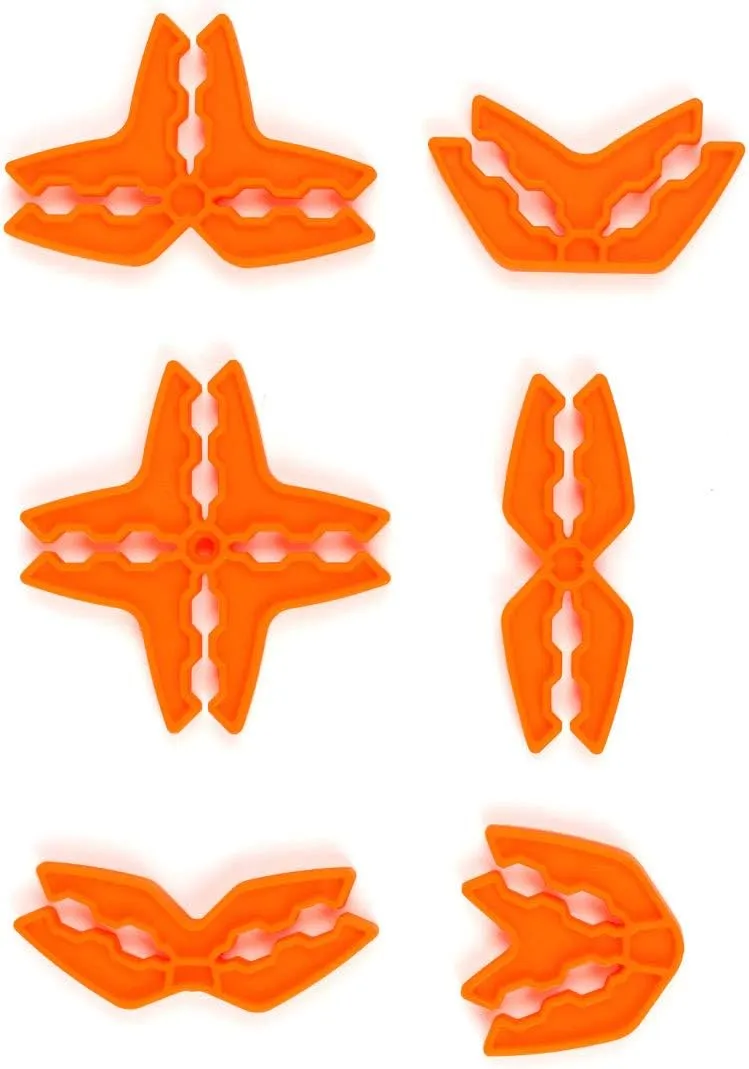 and Boys Educational STEM (Neon Orange Deluxe) Atwood Toys Box Lox 98 pcs Creative Cardboard waggle bay commitment cost Building kit - Construction Toys for Girls 